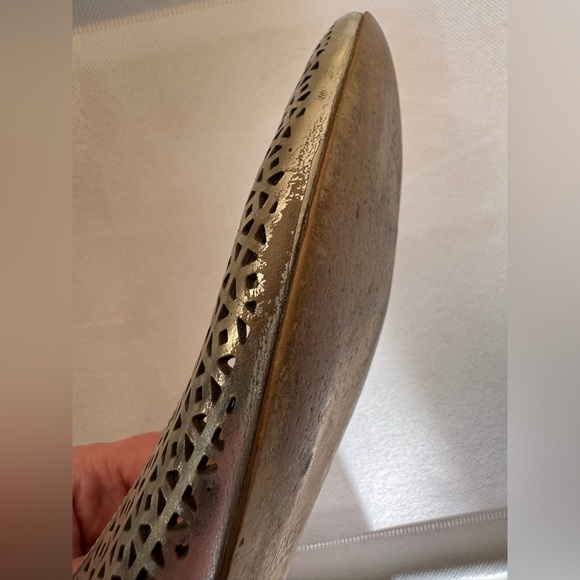 J.Crew Italian Leather Silver Loafers – Beautiful & Chic - Picture 8 of 14